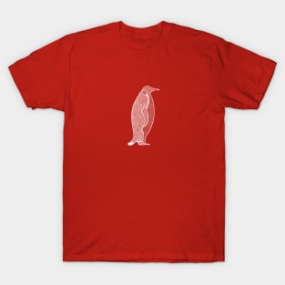 Emperor Penguin - hand drawn arctic animal design T-Shirt